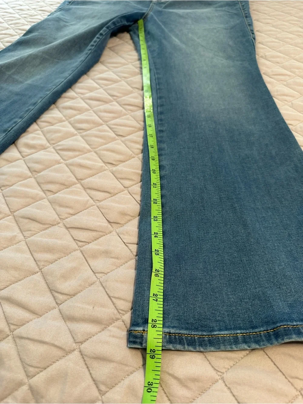 Torrid Trio Fit Slim Boot Limitless Stretch Mid-Blue Straight Jeans - 16-20